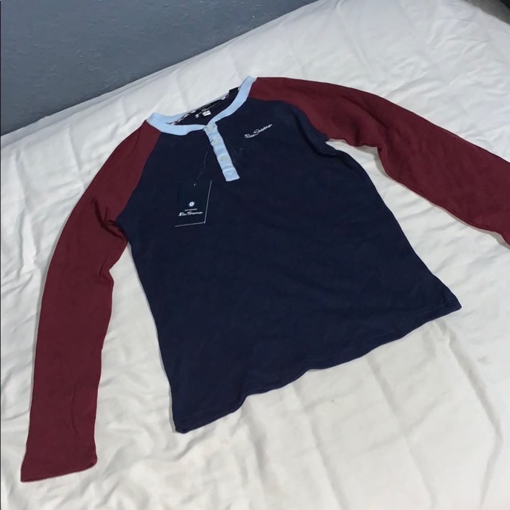 🔥BEN SHERMAN NAVY BLUE SWEATER SIZE MEDIUM!!